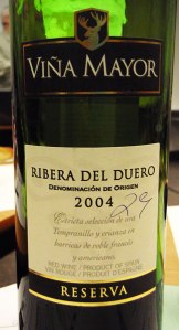 Spanish Red Wine: Ribera Del Duero Tempranillo