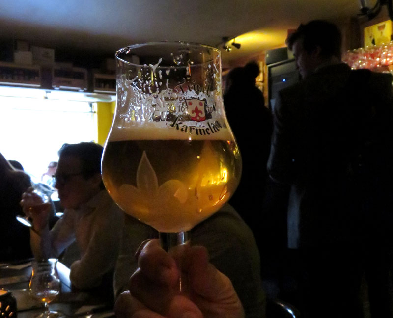 Tripel Karmeliet, one of a zillion delicious Belgian beers