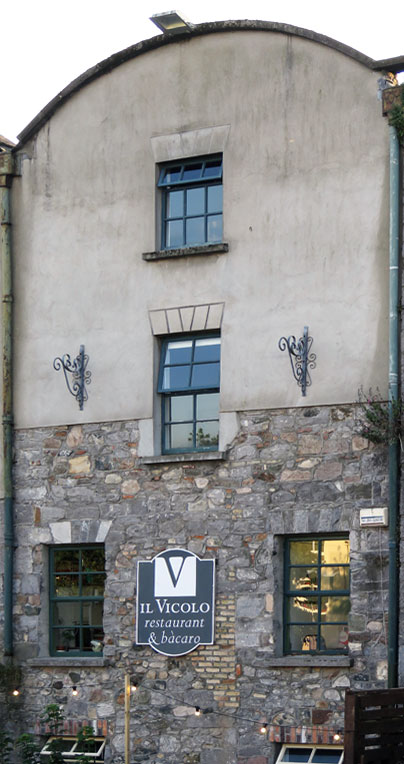 Il Vicolo, an Italian restaurant inside an old mill. Galway, Ireland.