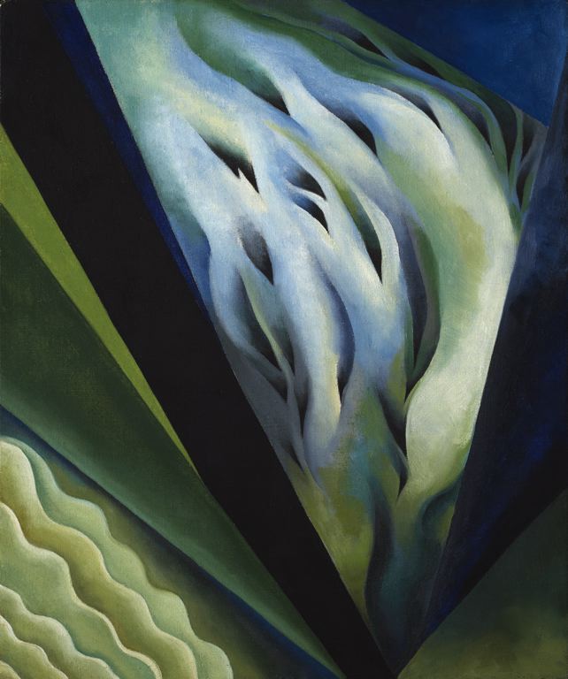 Blue and Green Music, a painting by Georgia O'Keefe